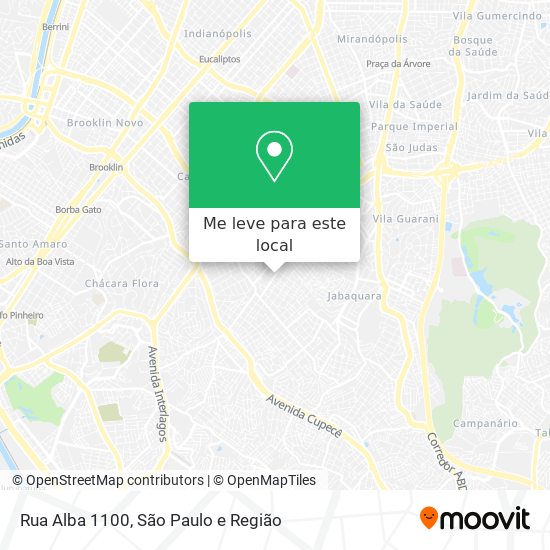 Rua Alba 1100 mapa