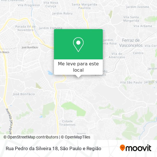 Rua Pedro da Silveira 18 mapa