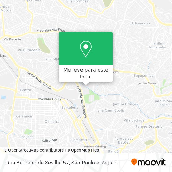 Rua Barbeiro de Sevilha 57 mapa