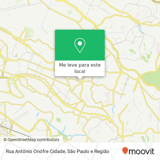 Rua Antônio Onófre Cidade mapa