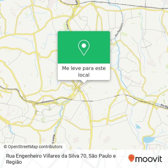 Rua Engenheiro Villares da Silva 70 mapa