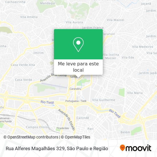 Rua Alferes Magalhães 329 mapa