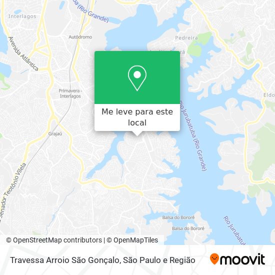 Travessa Arroio São Gonçalo mapa