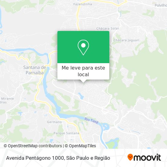 Avenida Pentágono 1000 mapa
