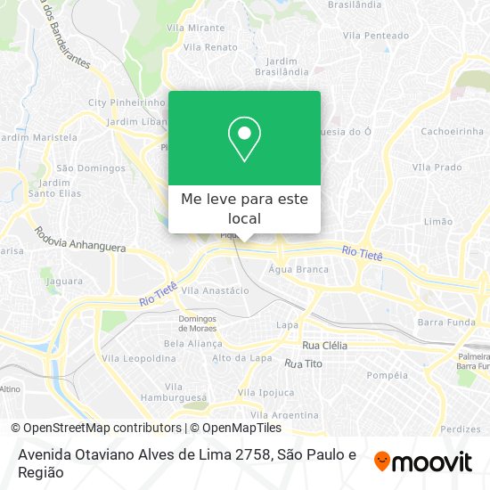 Avenida Otaviano Alves de Lima 2758 mapa