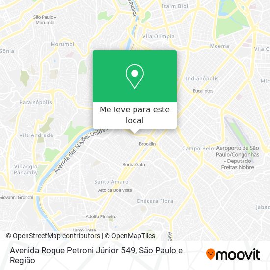 Avenida Roque Petroni Júnior 549 mapa
