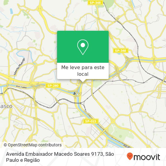 Avenida Embaixador Macedo Soares 9173 mapa