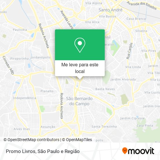 Promo Livros mapa