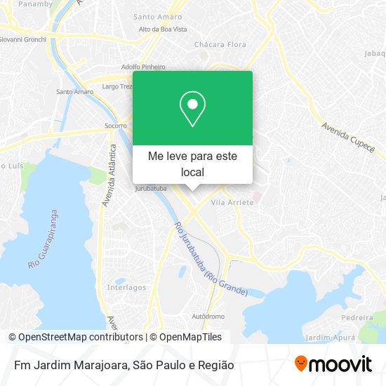 Fm Jardim Marajoara mapa