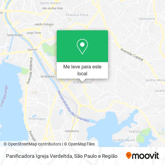 Panificadora Igreja Verdeltda mapa