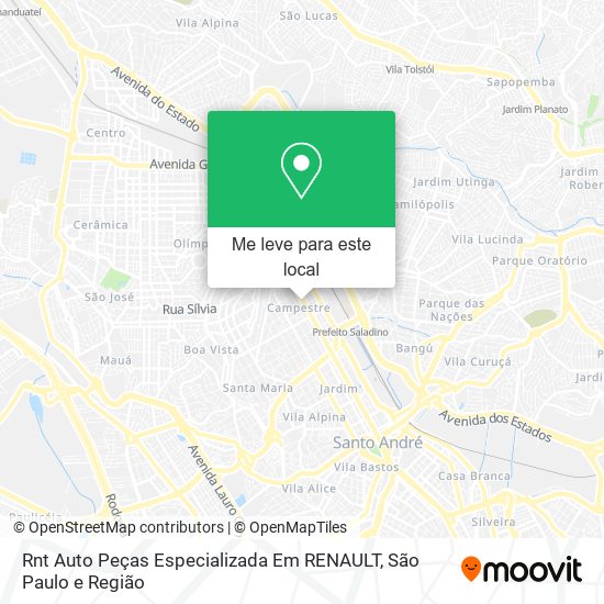 Rnt Auto Peças Especializada Em RENAULT mapa