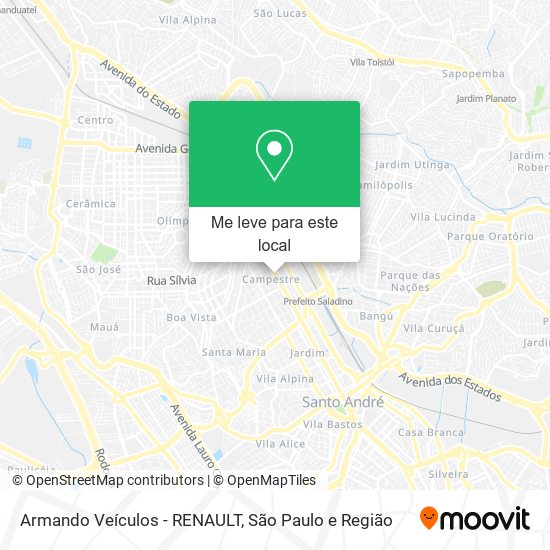 Armando Veículos - RENAULT mapa
