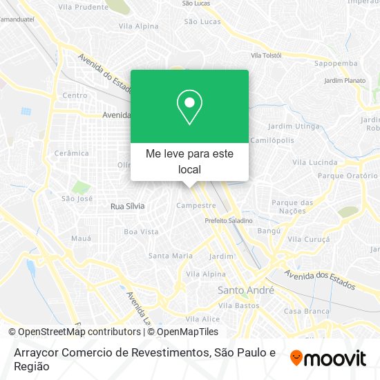 Arraycor Comercio de Revestimentos mapa