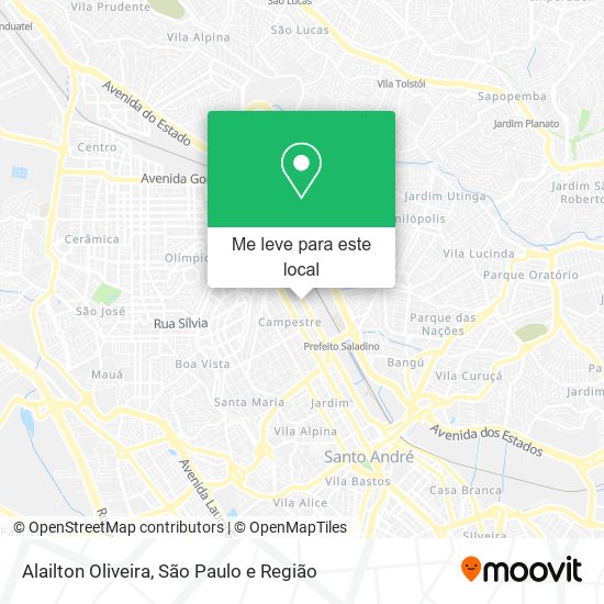 Alailton Oliveira mapa