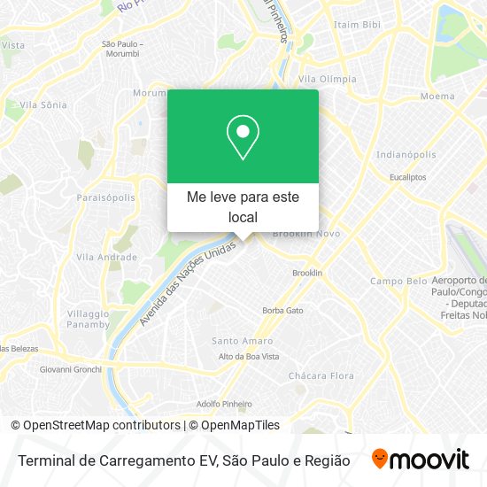 Terminal de Carregamento EV mapa