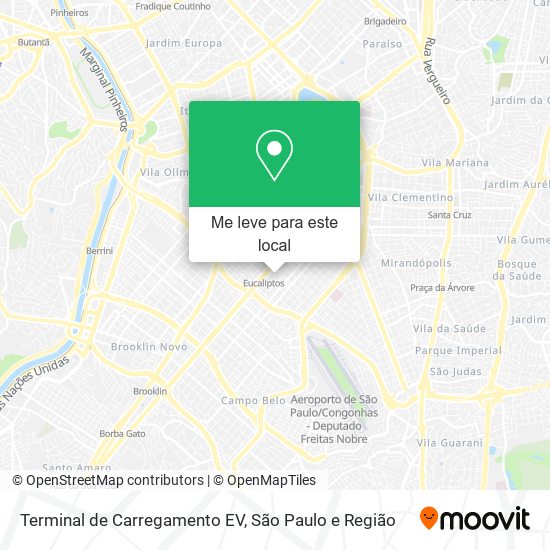 Terminal de Carregamento EV mapa