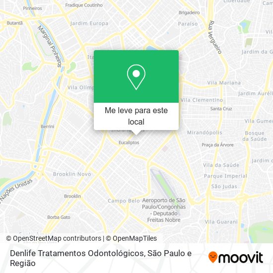 Denlife Tratamentos Odontológicos mapa