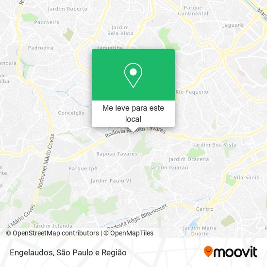 Engelaudos mapa