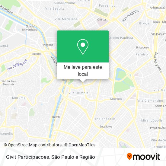 Givit Participacoes mapa