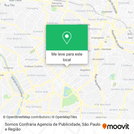 Somos Confraria Agencia de Publicidade mapa