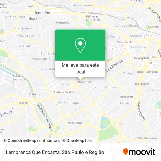 Lembranca Que Encanta mapa