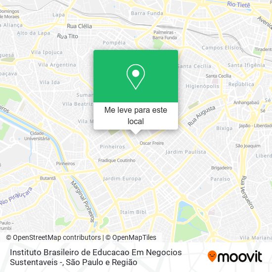 Instituto Brasileiro de Educacao Em Negocios Sustentaveis - mapa