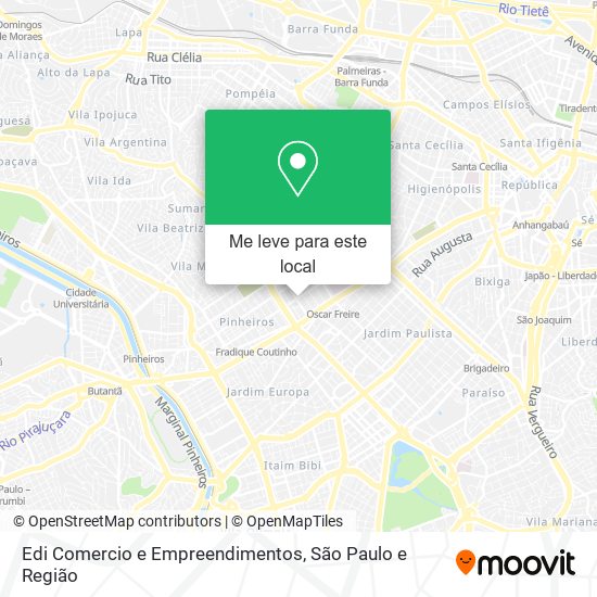 Edi Comercio e Empreendimentos mapa