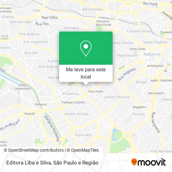 Editora Liba e Silva mapa