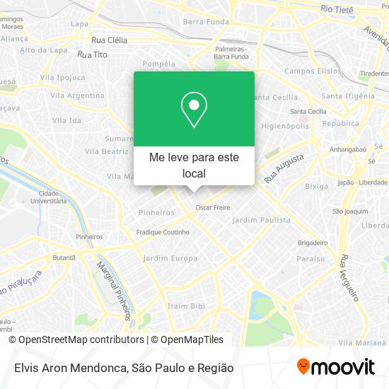 Elvis Aron Mendonca mapa