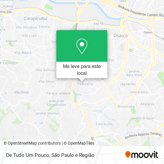 De Tudo Um Pouco mapa