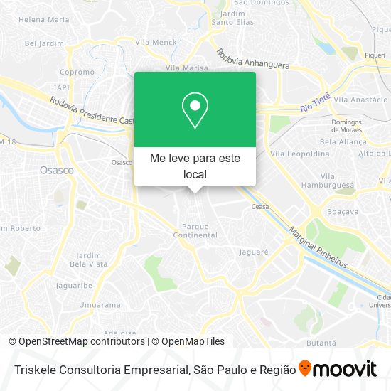 Triskele Consultoria Empresarial mapa