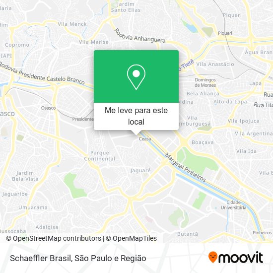 Schaeffler Brasil mapa