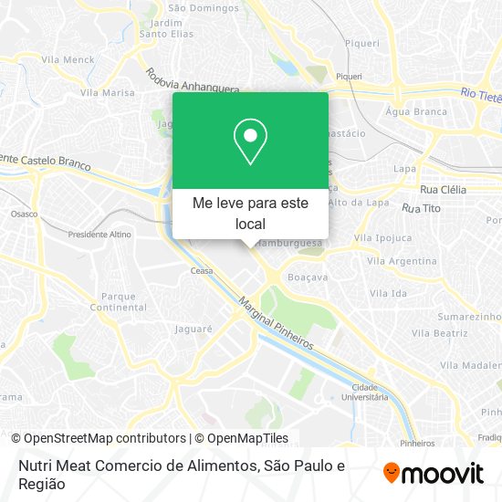 Nutri Meat Comercio de Alimentos mapa