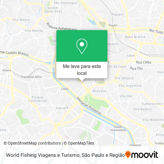 World Fishing Viagens e Turismo mapa