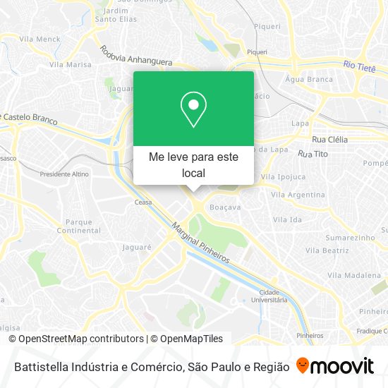 Battistella Indústria e Comércio mapa