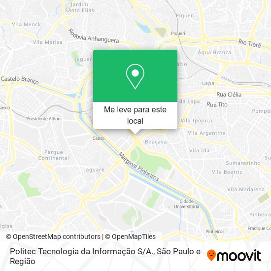 Politec Tecnologia da Informação S / A. mapa