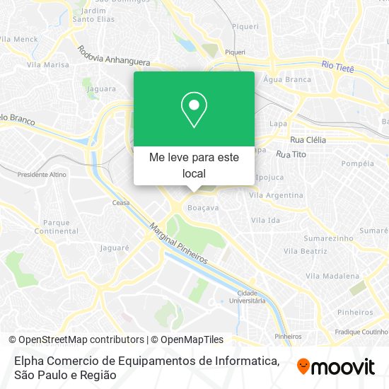 Elpha Comercio de Equipamentos de Informatica mapa