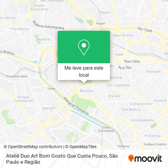 Ateliê Duo Art Bom Gosto Que Custa Pouco mapa