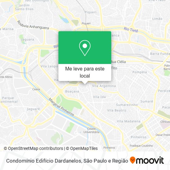 Condomínio Edifício Dardanelos mapa