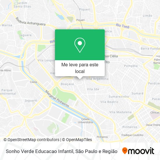 Sonho Verde Educacao Infantil mapa