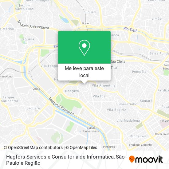 Hagfors Servicos e Consultoria de Informatica mapa