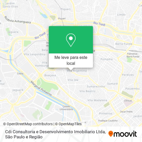 Cdi Consultoria e Desenvolvimento Imobiliario Ltda mapa