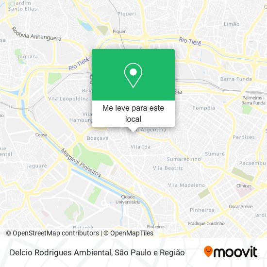 Delcio Rodrigues Ambiental mapa