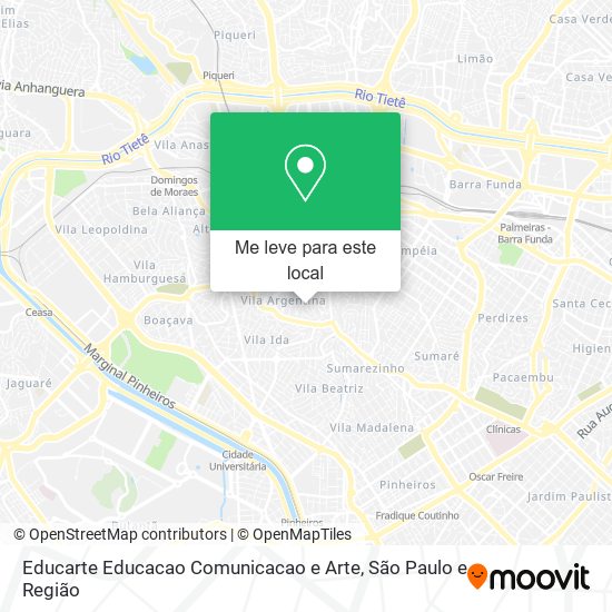 Educarte Educacao Comunicacao e Arte mapa