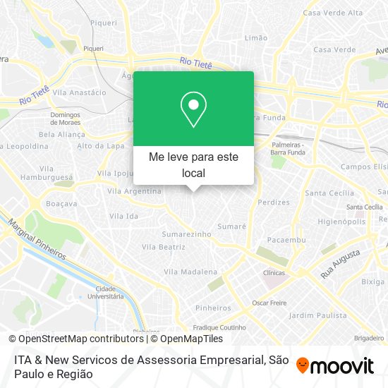 ITA & New Servicos de Assessoria Empresarial mapa