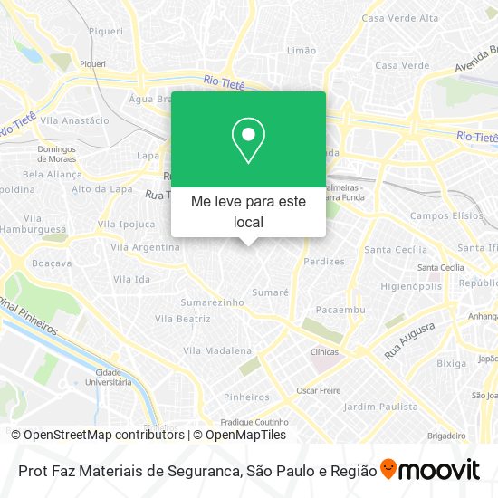 Prot Faz Materiais de Seguranca mapa