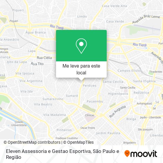 Eleven Assessoria e Gestao Esportiva mapa