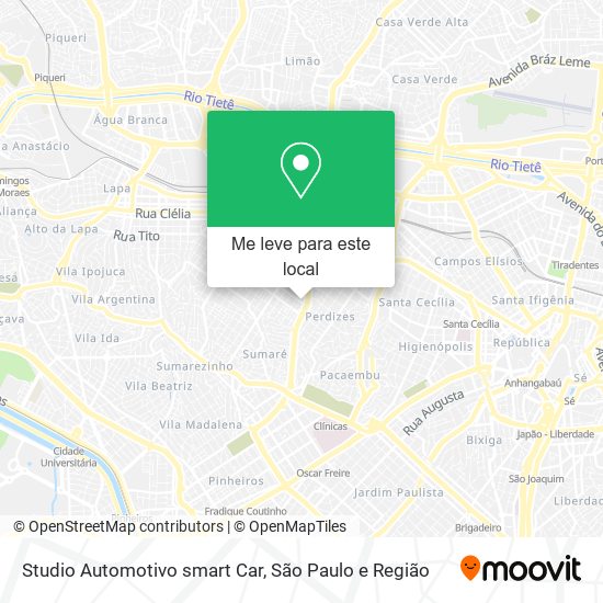 Studio Automotivo smart Car mapa