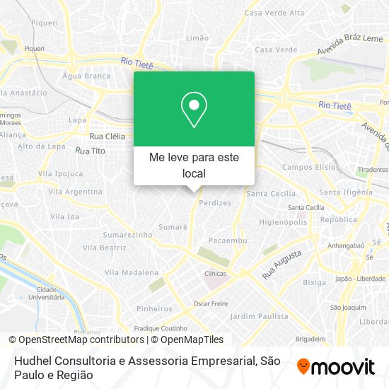 Hudhel Consultoria e Assessoria Empresarial mapa