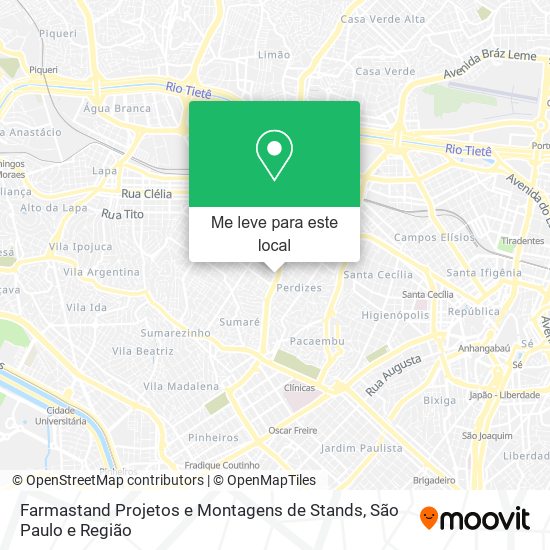 Farmastand Projetos e Montagens de Stands mapa